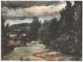 Rivière dans la plaine Paul Cézanne
